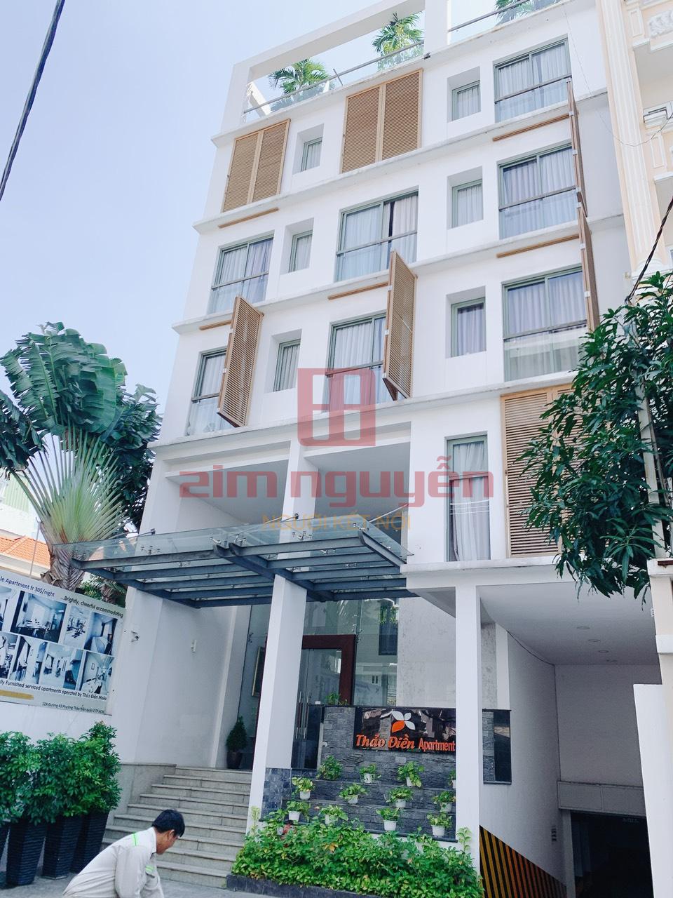 Serviced apartment building for sale, Street 43, Thao Dien Ward, Area 257.4m